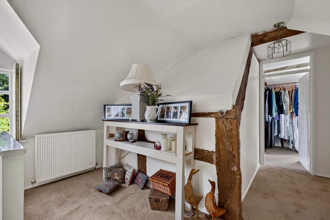 The dressing room off the principal bedroom suite at Priors Court, Aylton