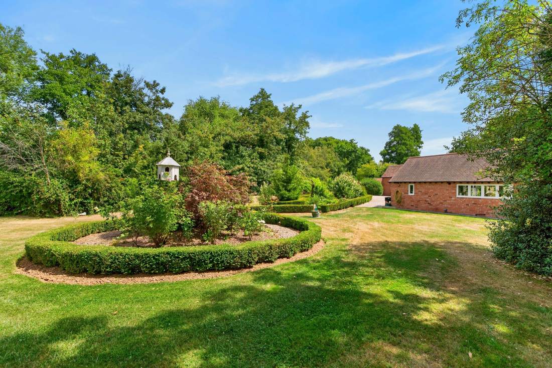 The four-acre private gardens at Priors Court, Aylton
